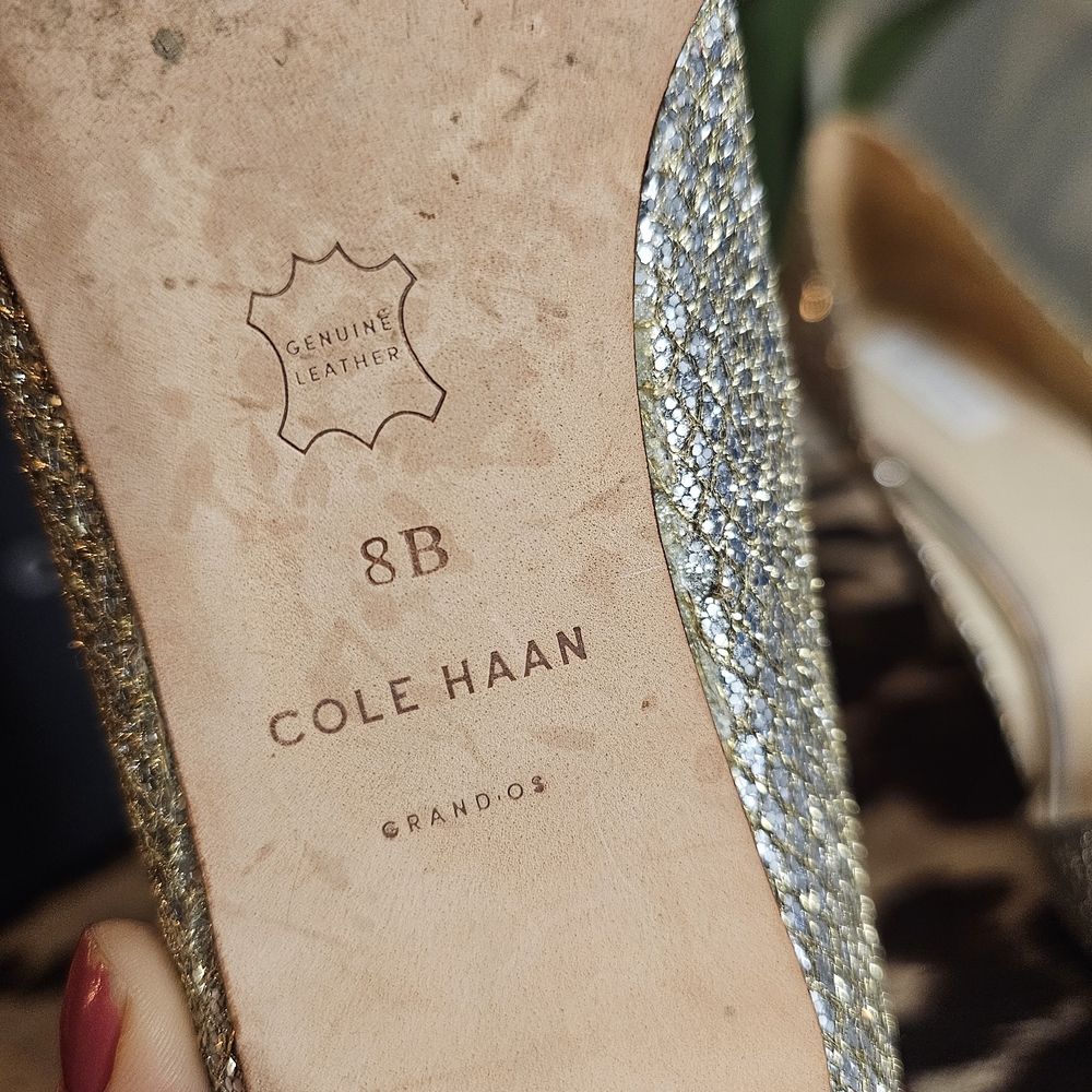Cole Haan Antonia Peep-Toe Heels - Picture 7 of 8